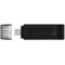 Флеш-накопичувач USB3.2 128GB Type-C Kingston DataTraveler 70 Black (DT70/128GB)