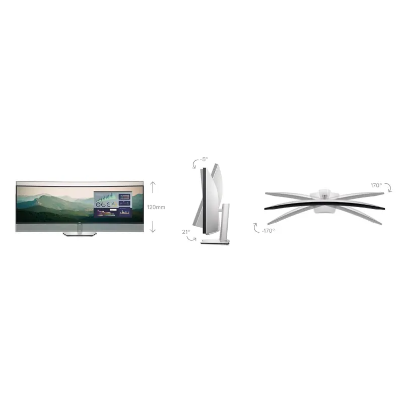 Монітор Dell 49" U4924DW IPS Black Curved (210-BGTX) Монітор Dell 49" U4924DW IPS Black Curved (210-BGTX)