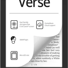 Електронна книга PocketBook 629 Verse Mist Grey (PB629-M-CIS)