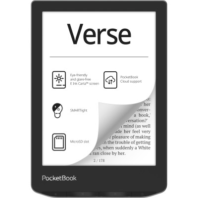 Електронна книга PocketBook 629 Verse Mist Grey (PB629-M-CIS)