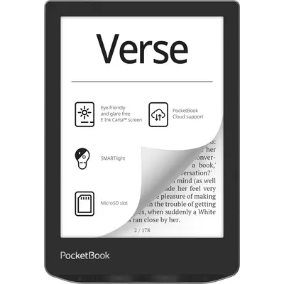 Електронна книга PocketBook 629 Verse Mist Grey (PB629-M-CIS)