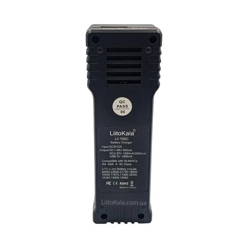 Зарядний пристрій Liitokala Lii-100C Зарядний пристрій Liitokala Lii-100C