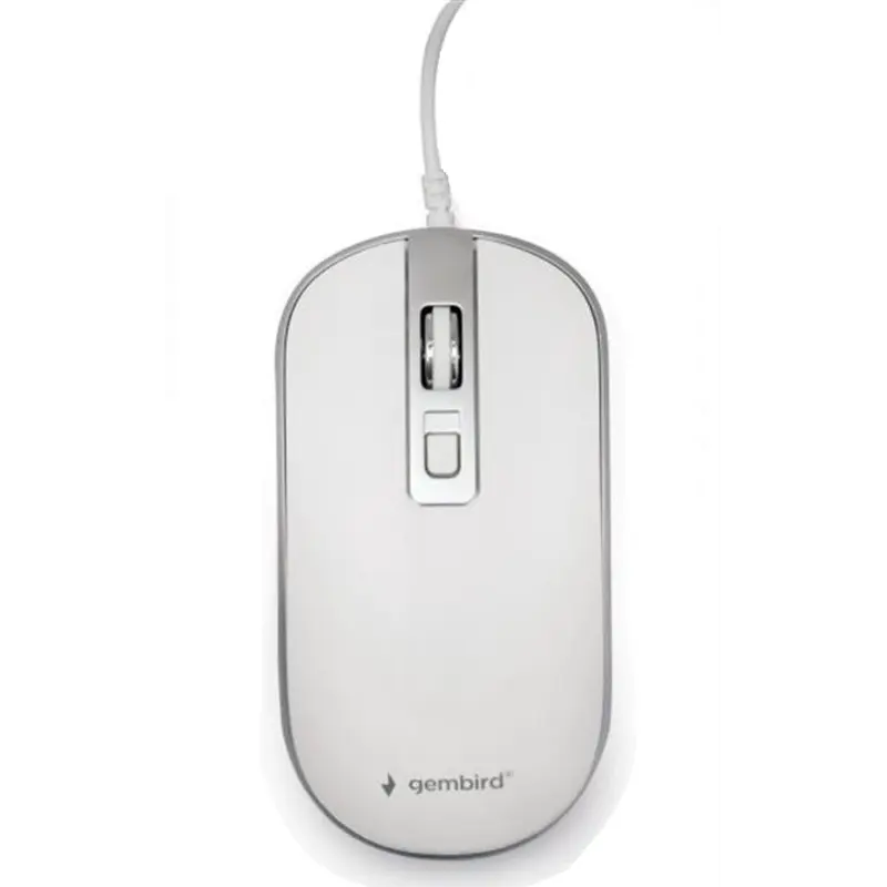 Миша Gembird MUS-4B-06-WS White/Silver