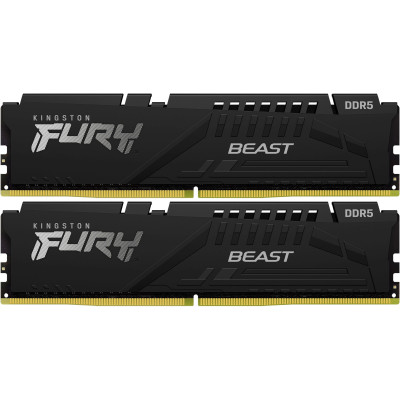 Модуль пам`яті DDR5 2x16GB/6000 Kingston Fury Beast Black (KF560C40BBK2-32)