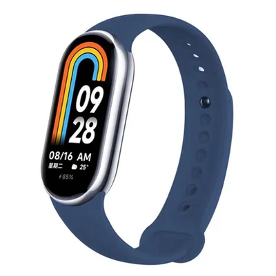Силіконовий ремінець BeCover для Xiaomi Mi Smart Band 8 Blue Horizon (709380)