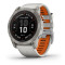 Смарт-годинник Garmin Fenix 7X Pro Sapphire Solar Titanium with Grey/Orange Band (010-02778-64)