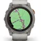 Смарт-годинник Garmin Fenix 7X Pro Sapphire Solar Titanium with Grey/Orange Band (010-02778-64)