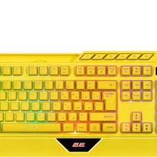 Клавіатура 2E Gaming KG315 RGB USB Yellow Ukr (2E-KG315UYW)
