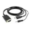 Кабель Cablexpert HDMI - VGA+3.5 мм V 1.4 (M/M), 1.8 м, чорний (A-HDMI-VGA-03-6) пакет Кабель Cablexpert HDMI - VGA+3.5 мм V 1.4 (M/M), 1.8 м, чорний (A-HDMI-VGA-03-6) пакет