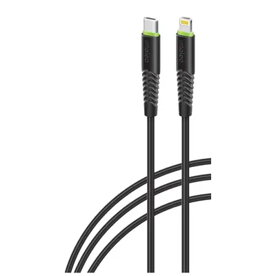 Кабель Intaleo CBFLEXTL1 USB Type-C - Lightning (M/M), 1.2 м, Black (1283126542459)