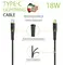 Кабель Intaleo CBFLEXTL1 USB Type-C - Lightning (M/M), 1.2 м, Black (1283126542459)