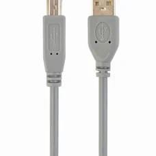 Кабель Cablexpert USB - USB Type-B V 2.0 (M/M), 1.8 м, сірий (CCP-USB2-AMBM-6G)