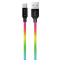 Кабель ColorWay USB - USB Type-C (M/M), 2.4 А, 1 м, Multicolor (CW-CBUC018-MC)