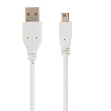 Кабель Gembird USB - miniUSB V 2.0 (M/M), 1.8 м, білий (CC-USB2-AM5P-6)
