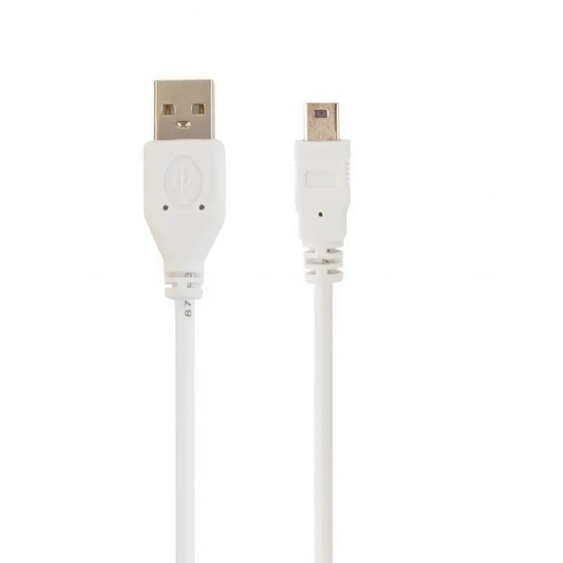 Кабель Gembird USB - miniUSB V 2.0 (M/M), 1.8 м, білий (CC-USB2-AM5P-6) Кабель Gembird USB - miniUSB V 2.0 (M/M), 1.8 м, білий (CC-USB2-AM5P-6)