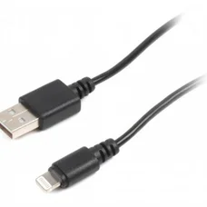 Кабель Cablexpert USB - Lightning V 2.0 (M/M), 0.1 м, чорний (CC-USB2-AMLM-0.1M)