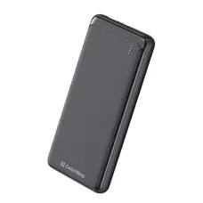 Універсальна мобільна батарея ColorWay Slim 10000mAh Black (CW-PB100LPF2BK)
