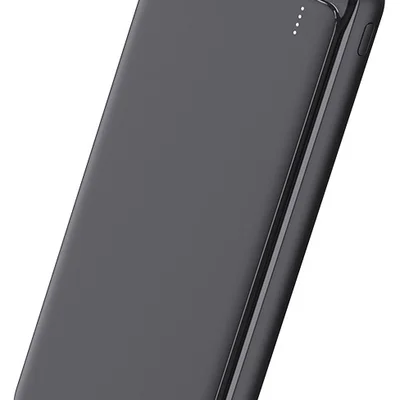 Універсальна мобільна батарея ColorWay Slim 10000mAh Black (CW-PB100LPF2BK)