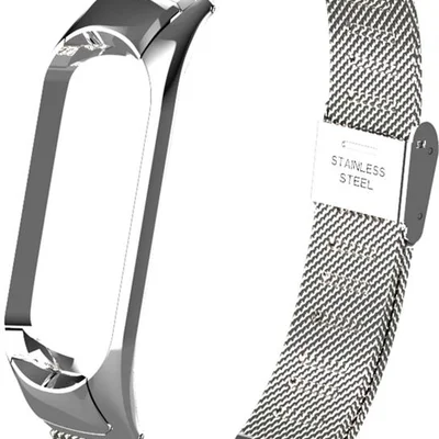 Ремінець BeCover Metal для Xiaomi Mi Smart Band 5/Mi Smart Band 6 Silver (705147)