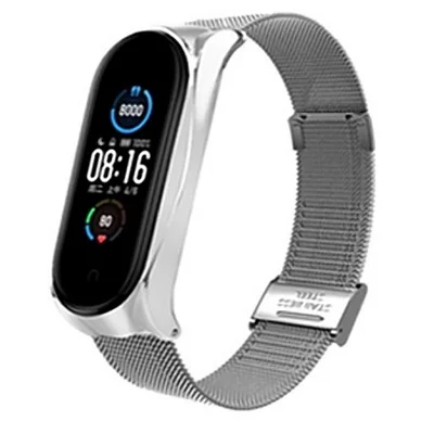 Ремінець BeCover Metal для Xiaomi Mi Smart Band 8 Silver (709358)