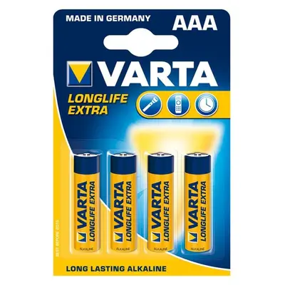 Батарейка Varta Longlife AAA/LR03 BL 4шт