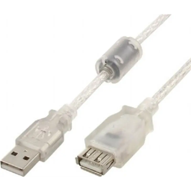 Кабель Cablexpert (CCF-USB2-AMAF-TR-15) USB2.0 A - USB A, 4.5м, феритовий фільтр Кабель Cablexpert (CCF-USB2-AMAF-TR-15) USB2.0 A - USB A, 4.5м, феритовий фільтр