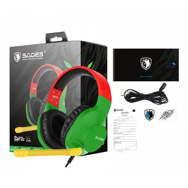 Гарнітура Sades SA-721 Spirits Rasta (sa721rsj) Гарнітура Sades SA-721 Spirits Rasta (sa721rsj)