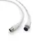 Кабель-подовжувач коаксіальний Cablexpert (CCV-515-W-5M) 75 Ом, White, 5 м