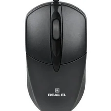 Миша REAL-EL RM-208 Black (EL123200030)