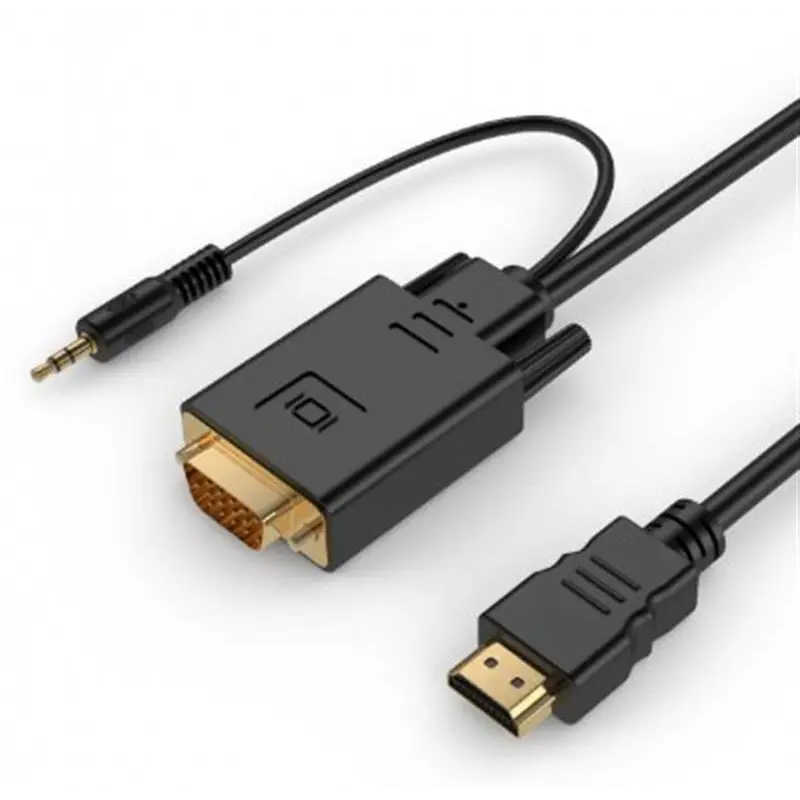 Кабель Cablexpert HDMI - VGA+3.5 мм V 1.4 (M/M), 1.8 м, чорний (A-HDMI-VGA-03-6) пакет Кабель Cablexpert HDMI - VGA+3.5 мм V 1.4 (M/M), 1.8 м, чорний (A-HDMI-VGA-03-6) пакет