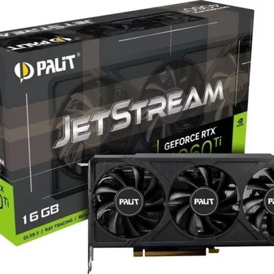 Відеокарта GF RTX 4060 Ti 16GB GDDR6 JetStream Palit (NE6406T019T1-1061J)