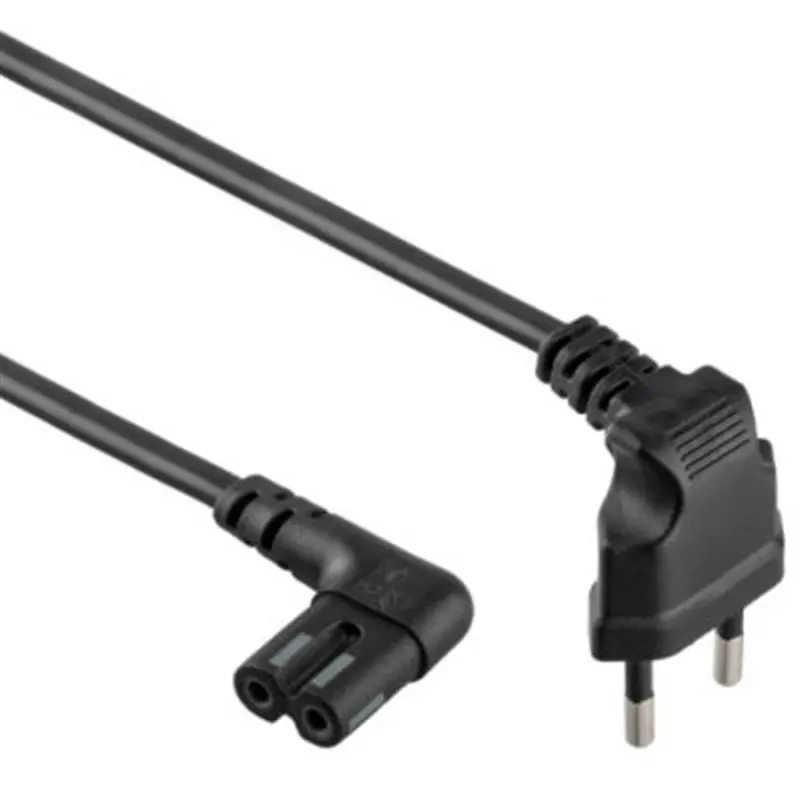 Кабель живлення Cablexpert (PC-184L) CEE7/16-C7, кутовий, 1 м, чорний Кабель живлення Cablexpert (PC-184L) CEE7/16-C7, кутовий, 1 м, чорний
