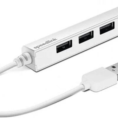 Концентратор USB2.0 SpeedLink Snappy Slim White (SL-140000-WE) 4хUSB2.0