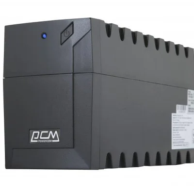 Джерело безперебійного живлення Powercom RPT-1000AP Schuko, Lin.int., AVR, 3 x евро, USB, пластик (00210219)