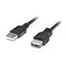 Кабель REAL-EL Pro USB - USB V 2.0 (M/F), 3 м, чорний (EL123500029)