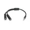 Аудіо-кабель REAL-EL Audio Pro 3.5 мм - 2х3.5 мм (M/F), 0.2 м, чорний (EL123500039) Аудіо-кабель REAL-EL Audio Pro 3.5 мм - 2х3.5 мм (M/F), 0.2 м, чорний (EL123500039)