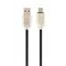 Кабель Cablexpert USB - micro USB V 2.0 (M/M), преміум, 1 м, чорний (CC-USB2R-AMmBM-1M) Кабель Cablexpert USB - micro USB V 2.0 (M/M), преміум, 1 м, чорний (CC-USB2R-AMmBM-1M)