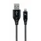 Кабель Cablexpert USB - Lightning (M/M), преміум, 1 м, чорний (CC-USB2B-AMLM-1M-BW) Кабель Cablexpert USB - Lightning (M/M), преміум, 1 м, чорний (CC-USB2B-AMLM-1M-BW)