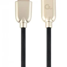 Кабель Cablexpert USB - USB Type-C V 2.0 (M/M), преміум, 2 м, чорний (CC-USB2R-AMCM-2M)