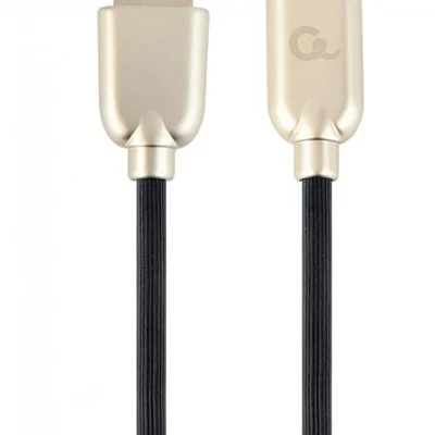 Кабель Cablexpert USB - USB Type-C V 2.0 (M/M), преміум, 2 м, чорний (CC-USB2R-AMCM-2M)