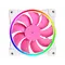Вентилятор ID-Cooling ZF-12025-PINK ARGB (Single Pack), 120x120x25мм, 4-pin PWM, білий з рожевим