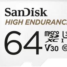 Карта пам`ятi MicroSDXC 64GB UHS-I/U3 Class 10 SanDisk High Endurance R100/W40MB/s + SD-adapter (SDSQQNR-064G-GN6IA)