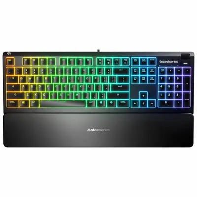 Клавiатура SteelSeries Apex 3 (64795) USB