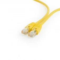 Патч-корд UTP Cablexpert (PP6U-0.25M/Y) cat.6, літий, 50u штекер із засувкою, 0.25 м, жовтий
