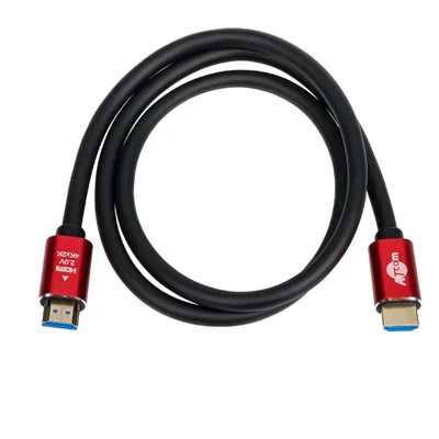 Кабель Atcom HDMI - HDMI V 2.0 (M/M), 3 м, Black/Red (24943)
