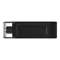 Флеш-накопичувач USB3.2 128GB Type-C Kingston DataTraveler 70 Black (DT70/128GB)