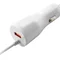 Автомобільний зарядний пристрій Canyon (1USB, 2.4A) White (CNE-CCA033W) + кабель Lightning