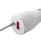 Автомобільний зарядний пристрій Canyon (1USB, 2.4A) White (CNE-CCA033W) + кабель Lightning