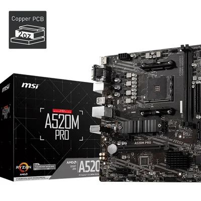 Материнська плата MSI A520M Pro Socket AM4