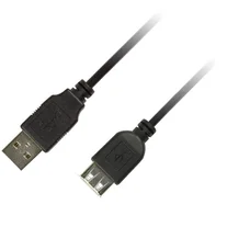 Кабель Piko USB - USB V 2.0 (M/F), 1.8 м, Black (1283126474125)